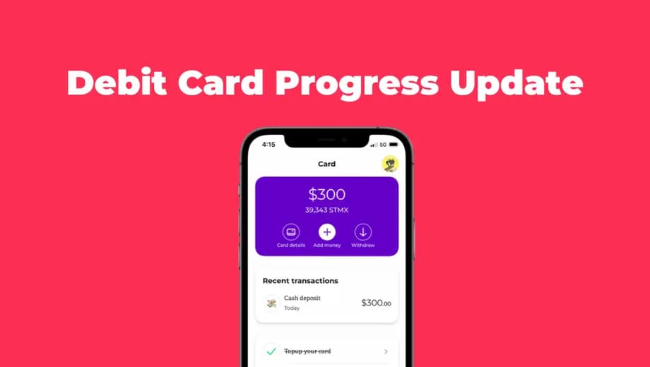 Debit Card Progress Update