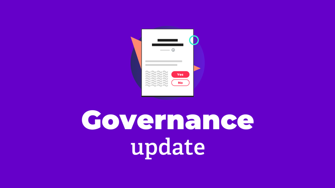 Governance: Update