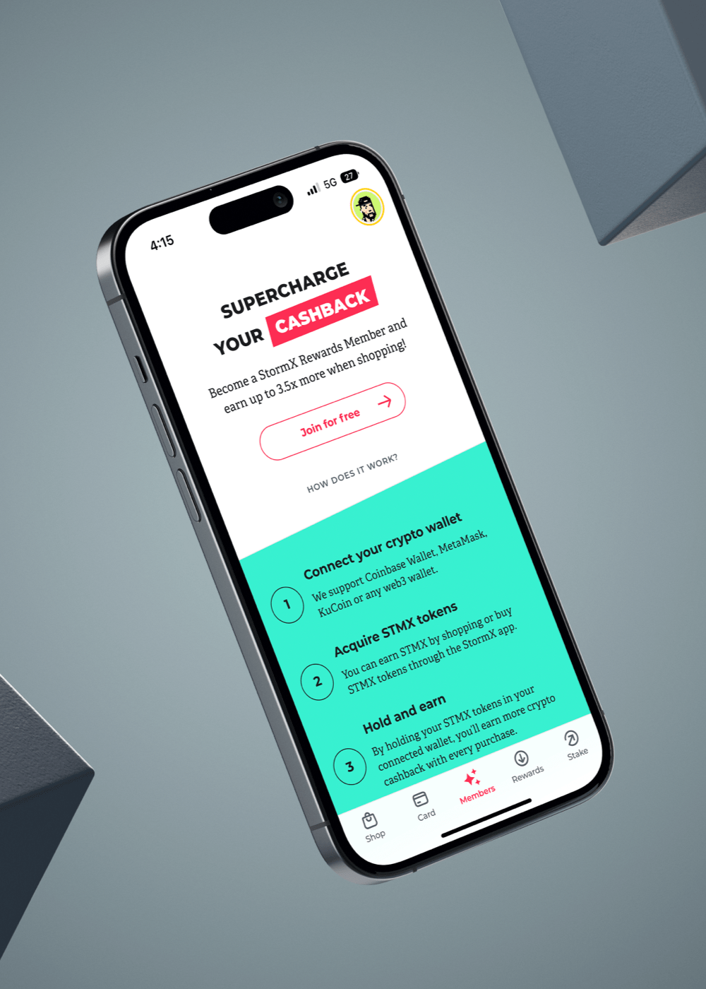 Earn 3.5x More Crypto Cashback as a Rewards Member | StormX