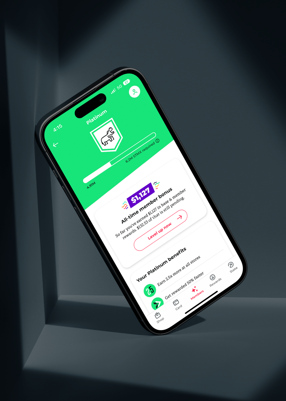 Earn 3.5x More Crypto Cashback as a Rewards Member | StormX